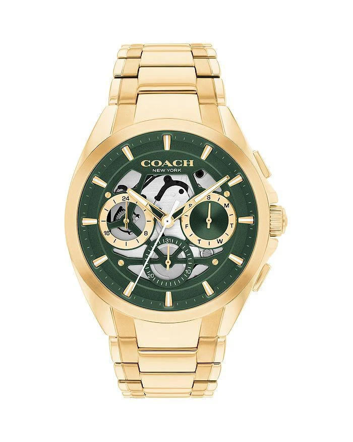 Coach Tan Signature Canvas Square Chronograph Watch Coach Women main image 2