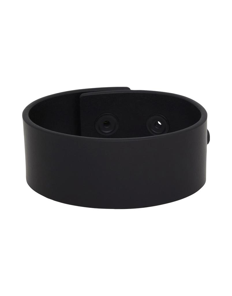 Rick Owens Black Hollywood Anthem Cuff Bracelet - Bracelets