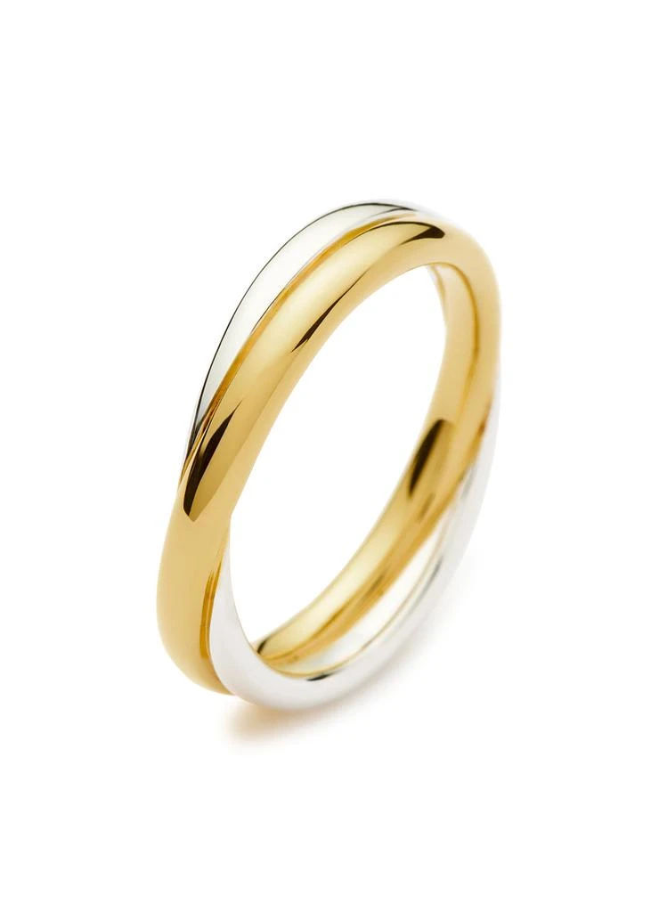 Missoma X Lucy Williams Entwine two-tone ring  4