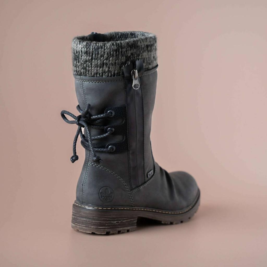 Rieker Rieker - Women's Knit Cuffed Boots