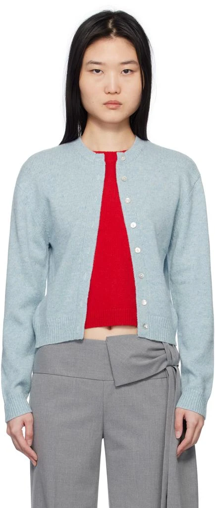 Sandy Liang Blue & Red Newt Sweater 1