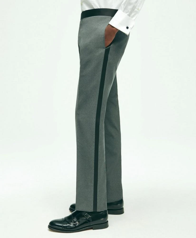 Brooks Brothers Slim Fit Wool Hopsack Tuxedo Pants 5