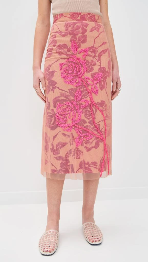 Essentiel Hisces Tulle Midi Skirt 6