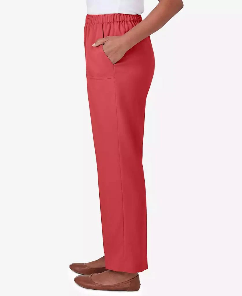 Alfred Dunner Petite Sedona Sky Sedona Pull On Balanced Straight Leg Pant, Petite & Petite Short 4