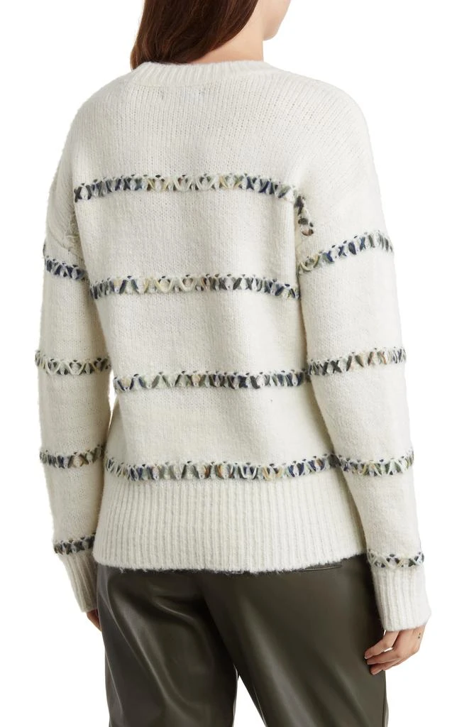 Grey Collective Confetti Stripe Knit Stripe Sweater 2