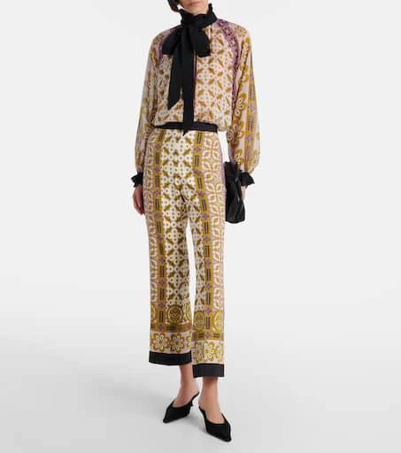 LA DOUBLE J Printed straight pants 2