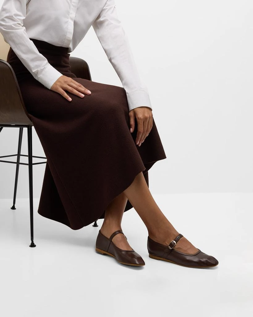 Le Monde beryl Leather Mary Jane Ballerina Flats 2