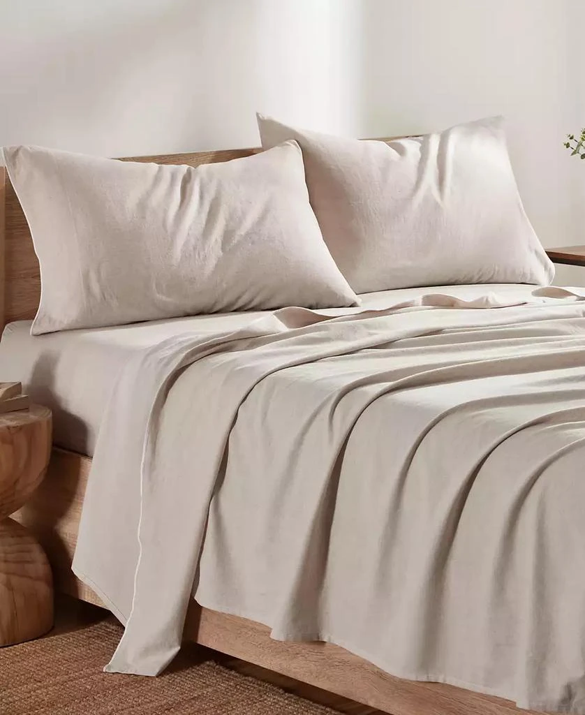 DKNY Pure Washed Linen Cotton 4-Pc. Sheet Set, King 2
