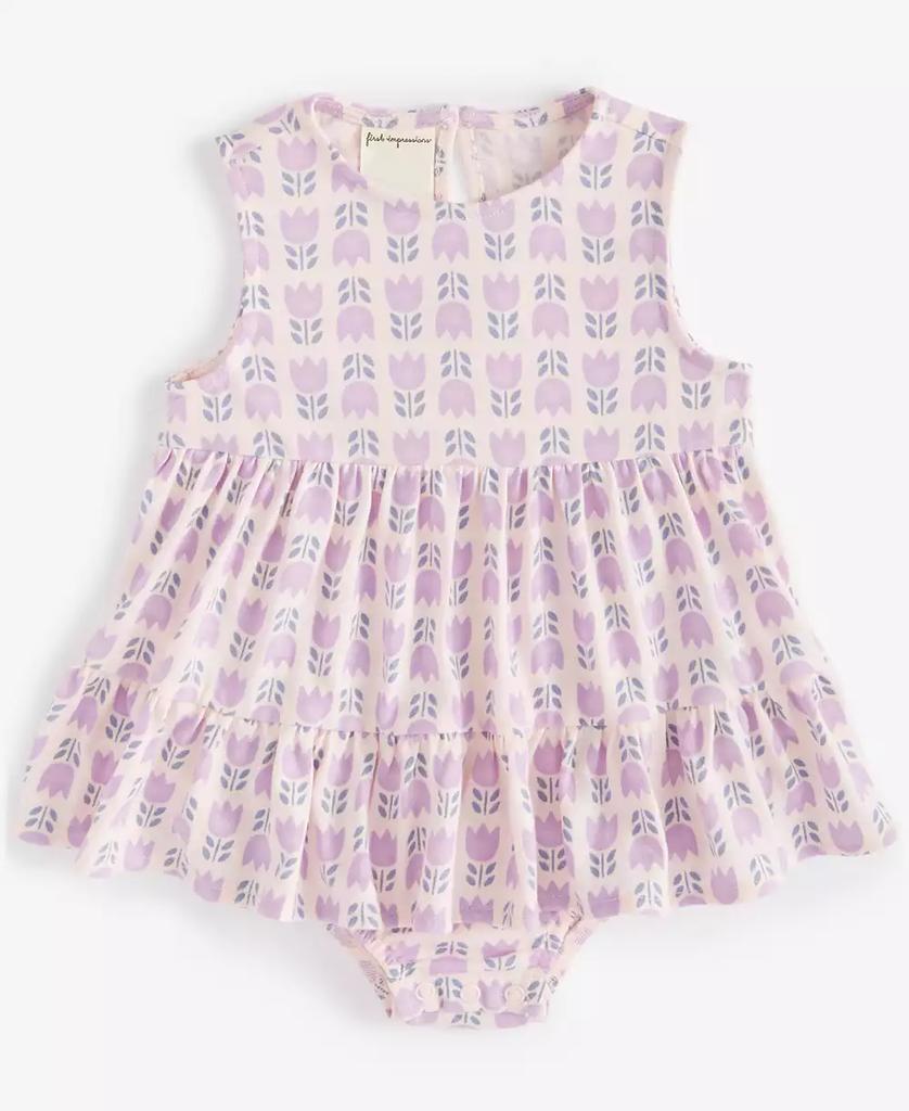 First Impressions Baby Girls Tulip Stripe Sunsuit, Created for Macy's