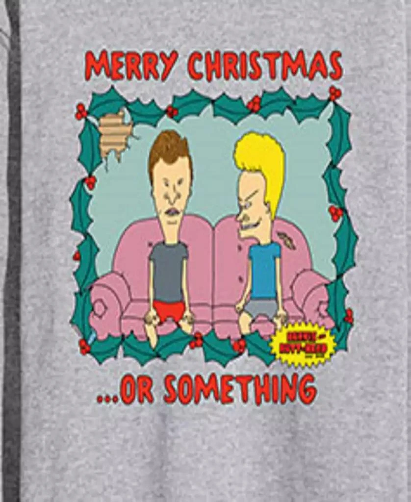 AIRWAVES Men's Beavis and Butthead Merry Christmas Long Sleeve Fleece 3