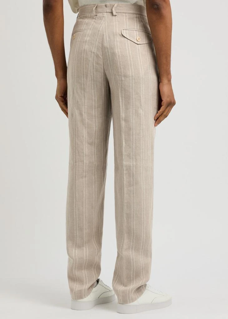 Oliver Spencer Claremont striped linen trousers 3