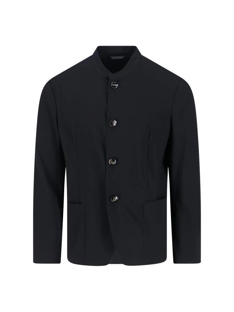 Giorgio Armani Single-Breasted Blazer – Black