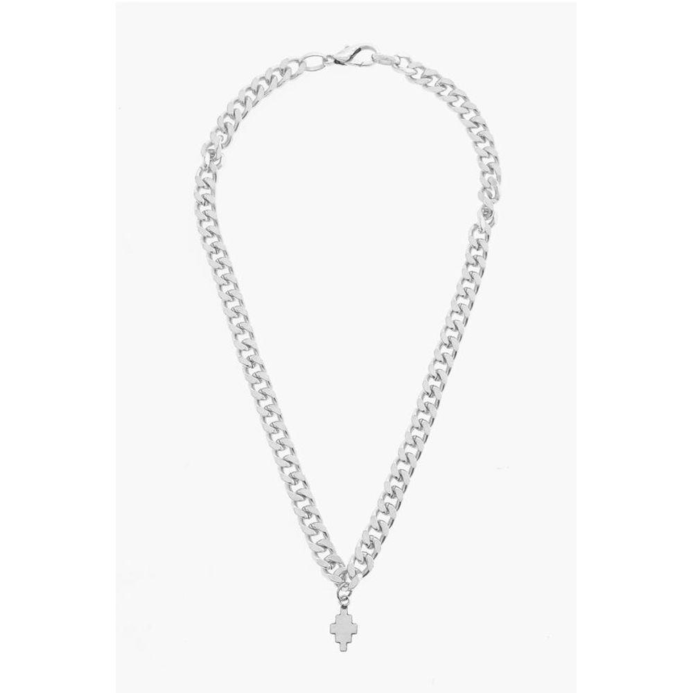 Marcelo Burlon -Tone Effect Chain Necklace with Women's Pendant