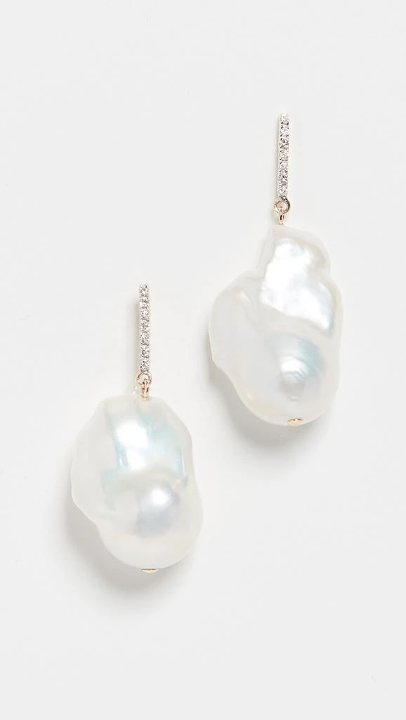 MATEO 14k Gold Baroque Pearls and Diamond 1