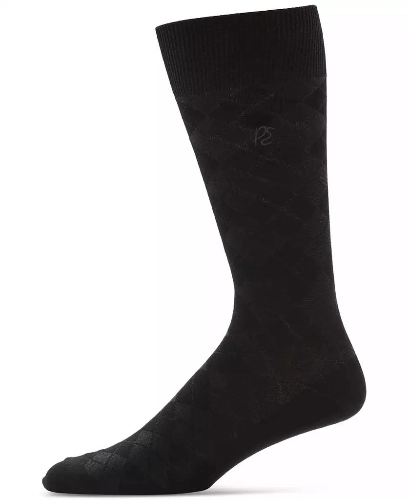Perry Ellis Perry Ellis Men's Socks, Diamond Single Pack 1