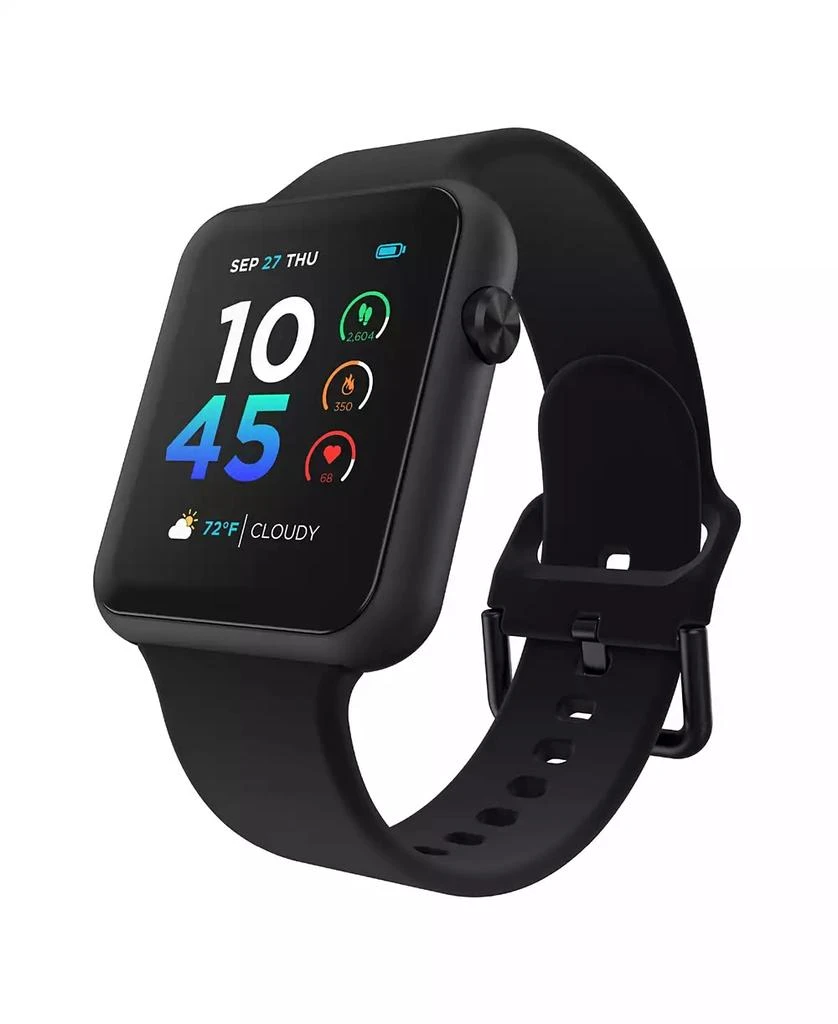 iTouch Air 4 Unisex Black Silicone Strap Smartwatch 1