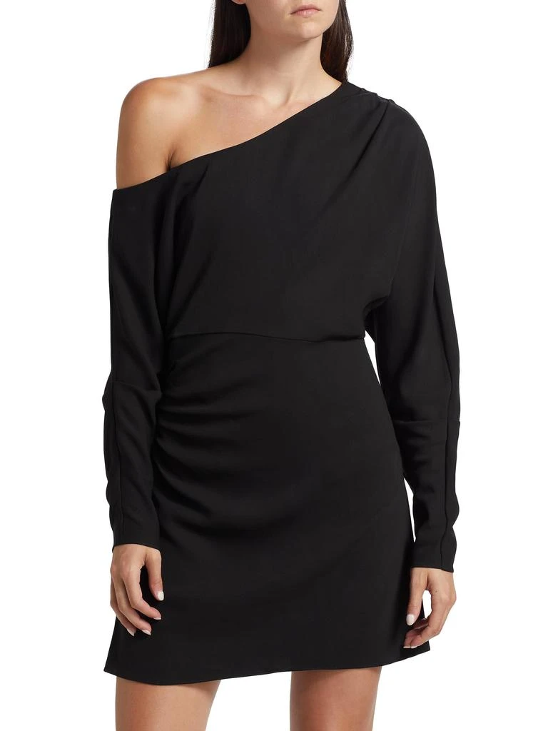 taylon off the shoulder mini dress black Running Out Of Time Off Shoulder Long Sleeve Mini Dress Black