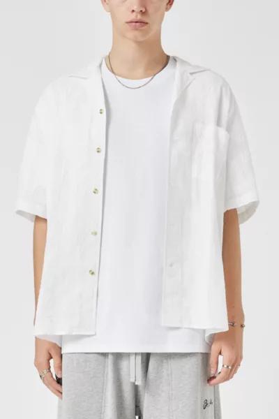 Barney Cools Barney Cools Textured Seersucker Resort Shirt