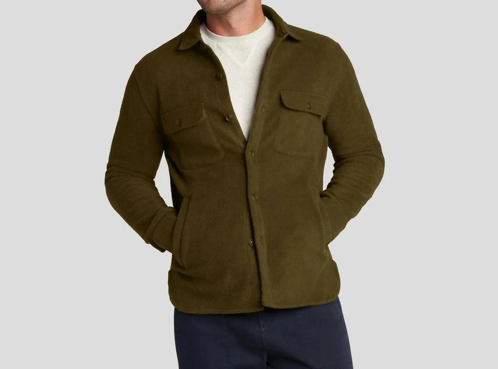 Grayers Micro Fleece Cpo Jacket In Loden 1