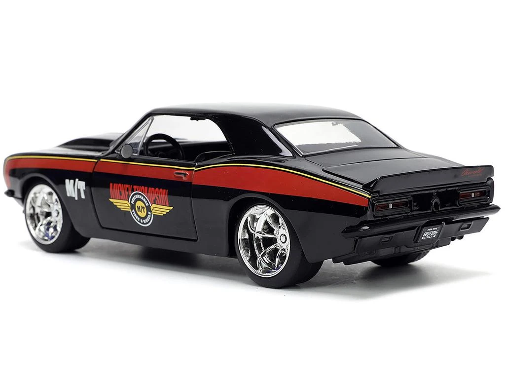Jada 1967 Chevrolet Camaro "Mickey Thompson" Black with Red and Yellow Stripes "Bigtime Muscle" Series 1/24 Diecast Model Car by 2