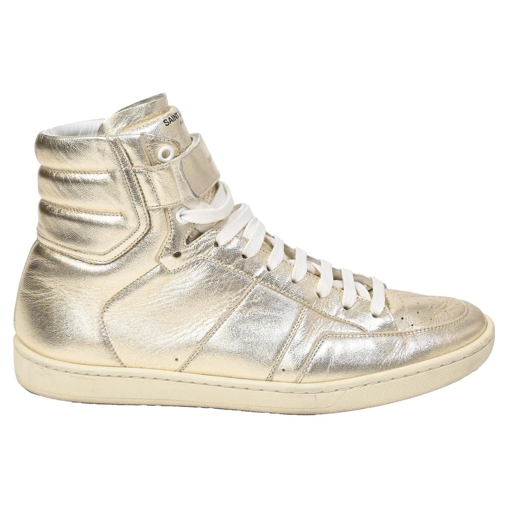 Yves Saint Laurent SL/12H Sneakers in Gold Leather 2