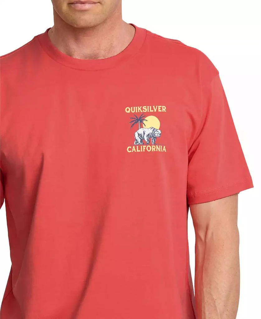 Quiksilver Men's California Bear Set Short Sleeve T-Shirt 10