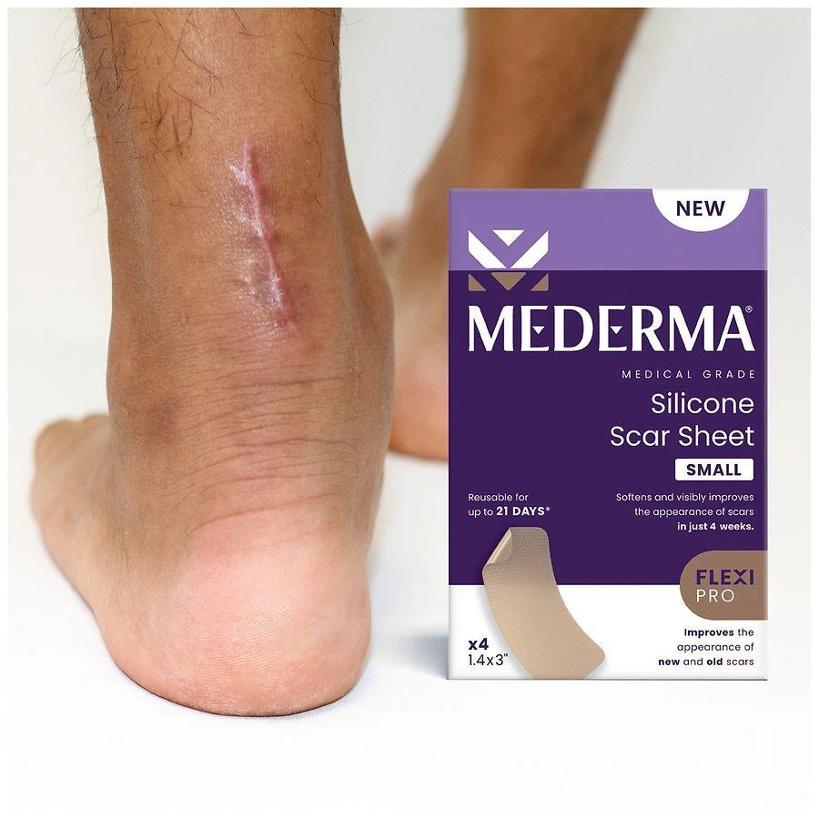 Mederma Medical Grade Silicone Scar Sheets, Improves Appearance of Old & New Scars Small 8