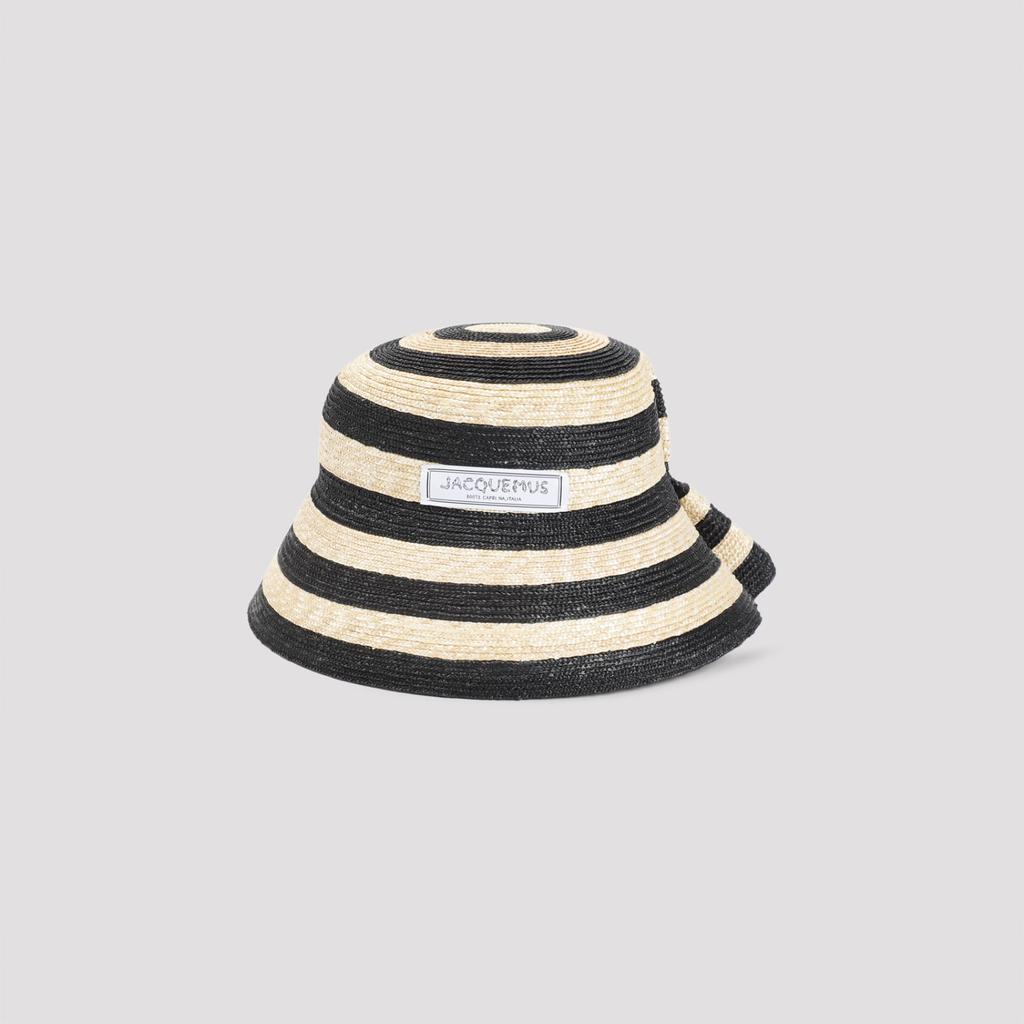 【送料&関税込】Jacquemus La Chapeau Vela Beige & Black La Casa 'Le chapeau Vela' Hat by JACQUEMUS on Sale