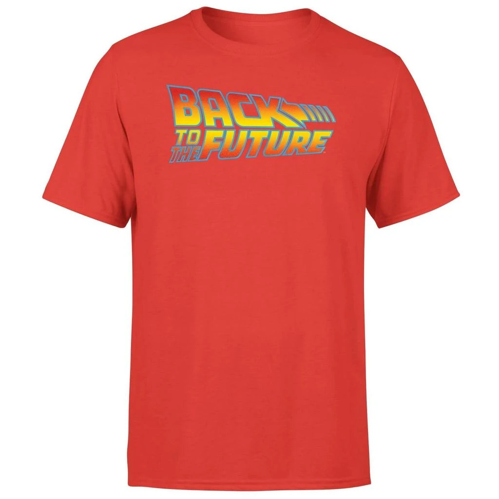 undefined Back To The Future Classic Logo Men's T-Shirt - Red 1