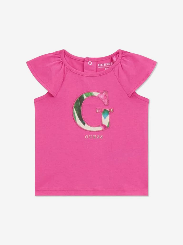 GUESS Baby Girls Legging Set in Pink 3