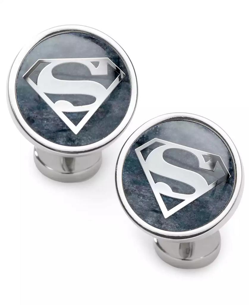 DC Comics Men's Superman Gemstone Cufflinks