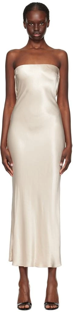 Bec & Bridge Beige Moon Dance Maxi Dress 1