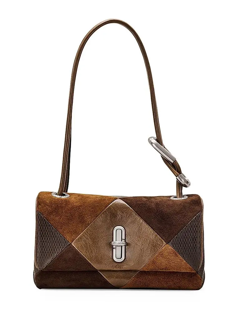 Marc Jacobs Mini Suede-Leather Patchwork Shoulder Bag - Shoulder 