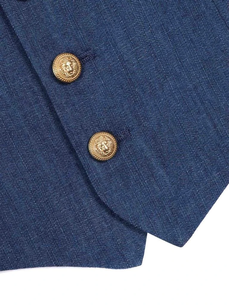 Balmain Balmain Kids V-Neck Gilet 3