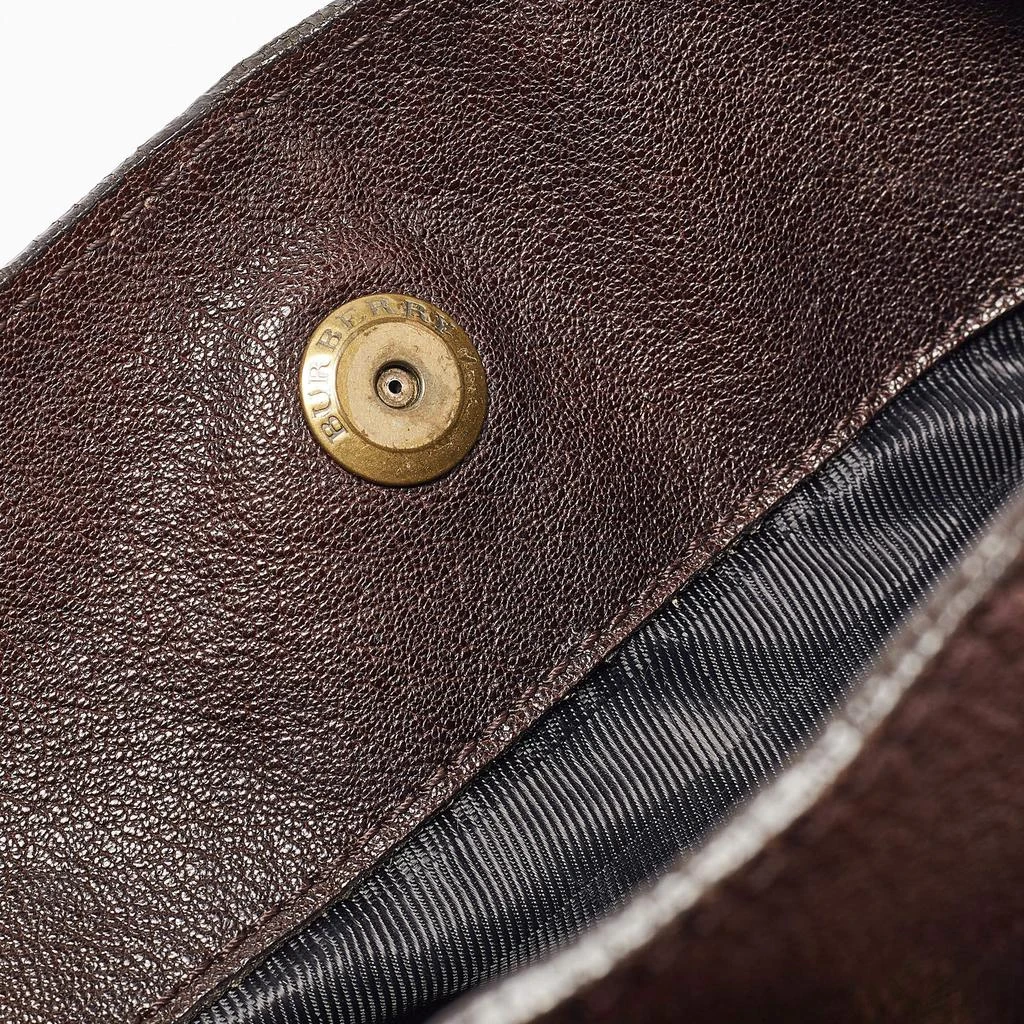 Burberry Burberry Dark Brown Leather Lambeth Hobo 6