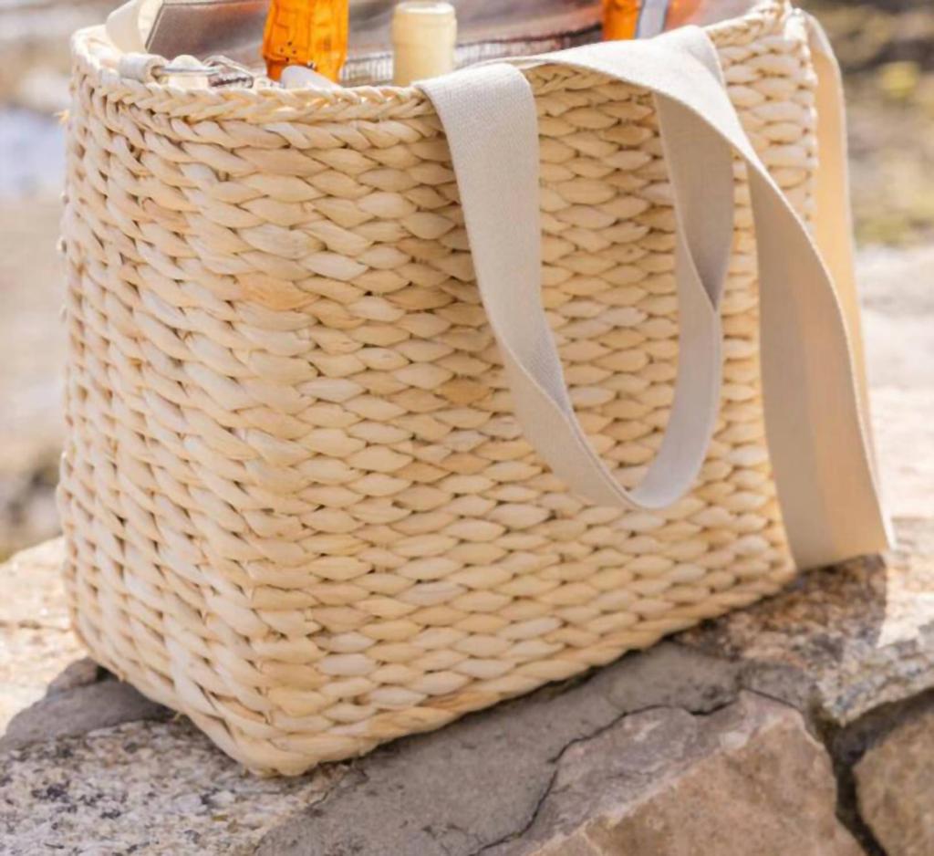 Hat Attack Hat Attack - Women
s Straw Cooler Tote Bag