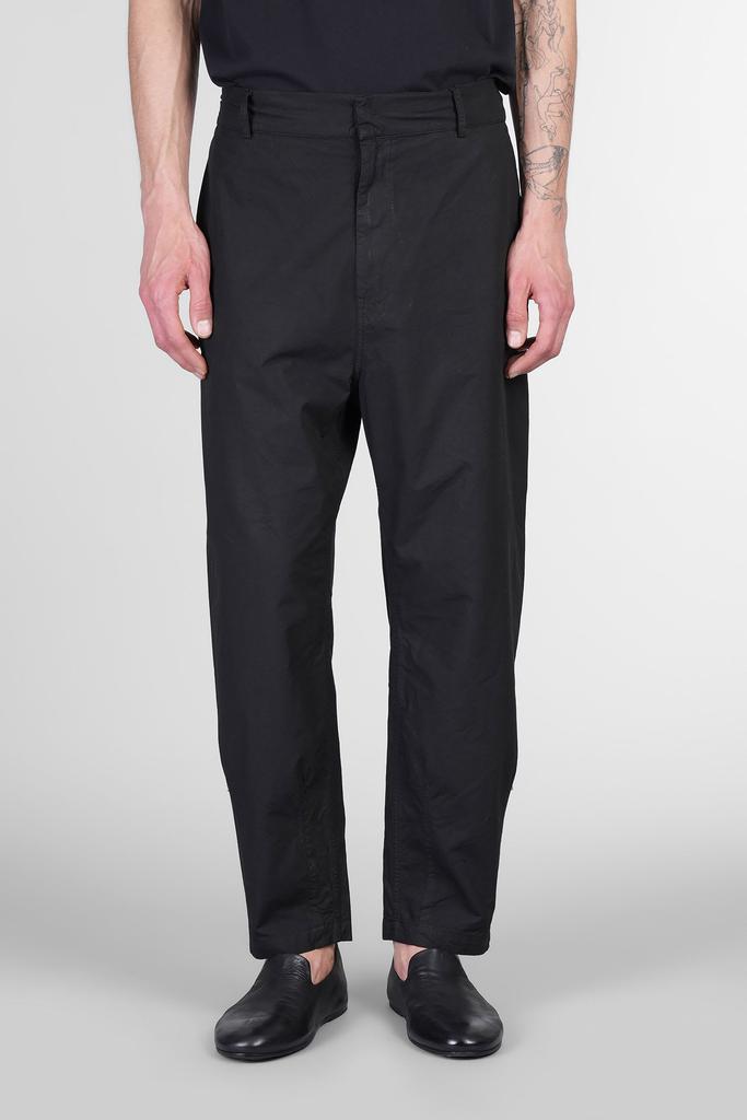 MAURO GRIFONI Pants In Black Cotton
