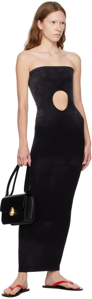 Wolford Black Fatal Cut Out Maxi Dress 4