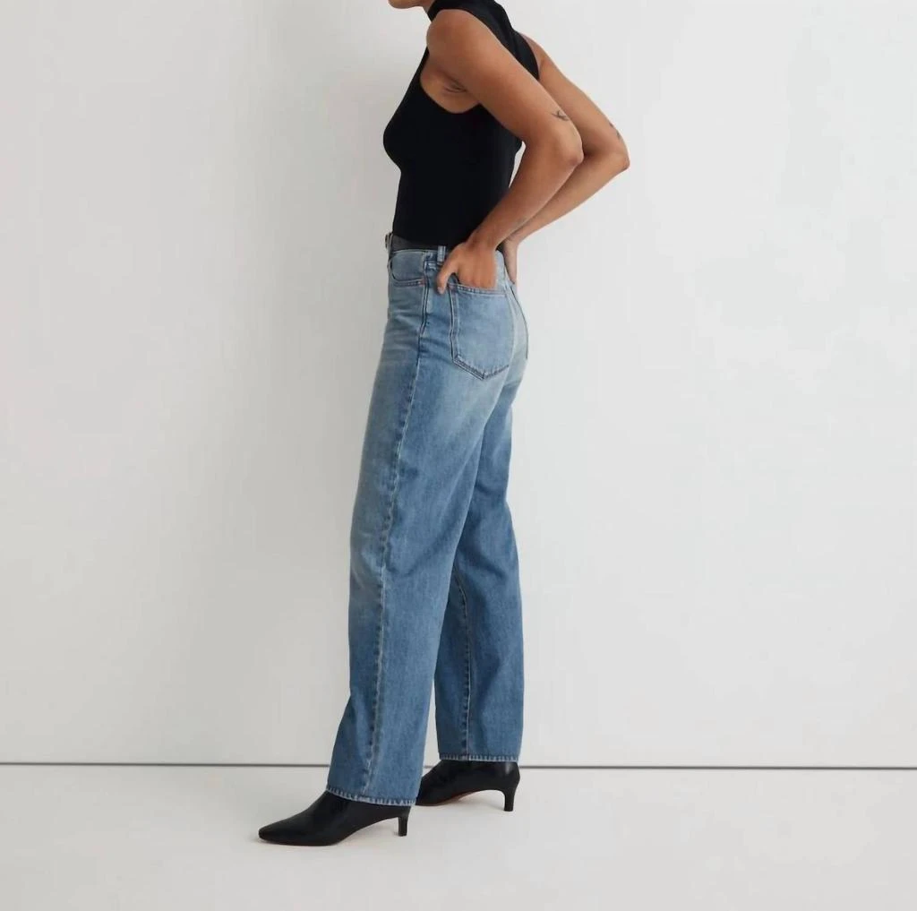 Madewell Madewell - Curvy Baggy Straight Jeans 3