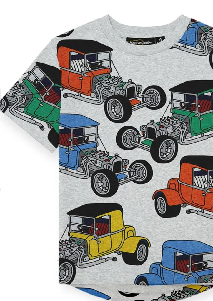 Rock Your Baby Rock Your Baby - Boy's Hot Rod T-shirt 2