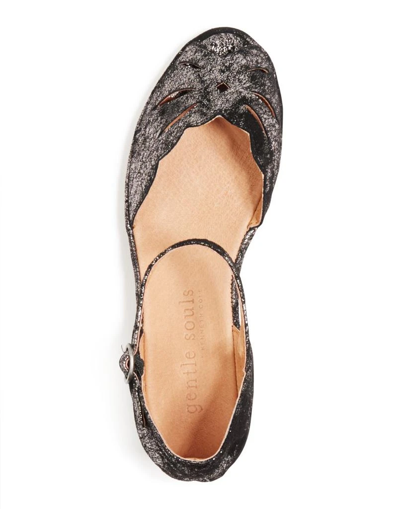 Gentle Souls Gentle Souls Women's Lily Moon Leather Wedge Flats 3