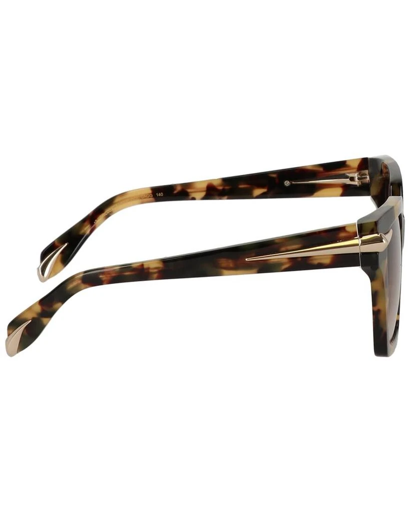 Roberto Cavalli SRC002M 0AGG Sunglasses Havana Square Frame, Brown Lenses NEW!! ROBERTO CAVALLI SRC002 0AGG Vintage Havana Square Full  main image 3