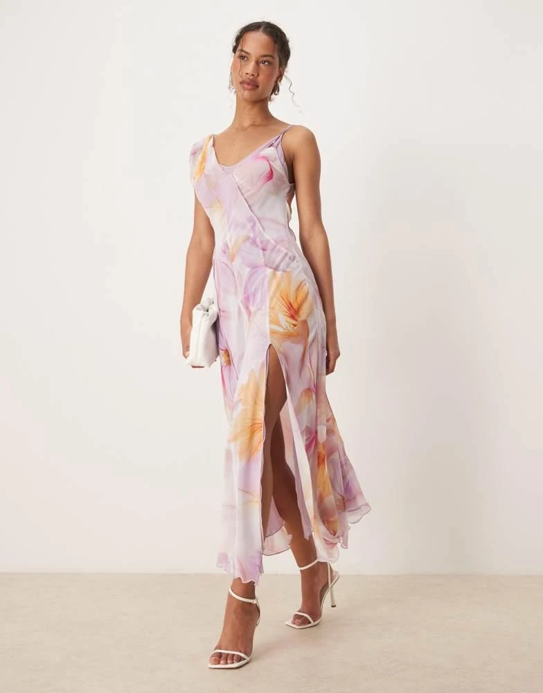 Mango scoop neck maxi slip dress in blurred floral print  On Sale Now with  Up to 11% Off | Discover Exclusive Deals & Savings at BeyondStyle   Authentic Mango Home|women with