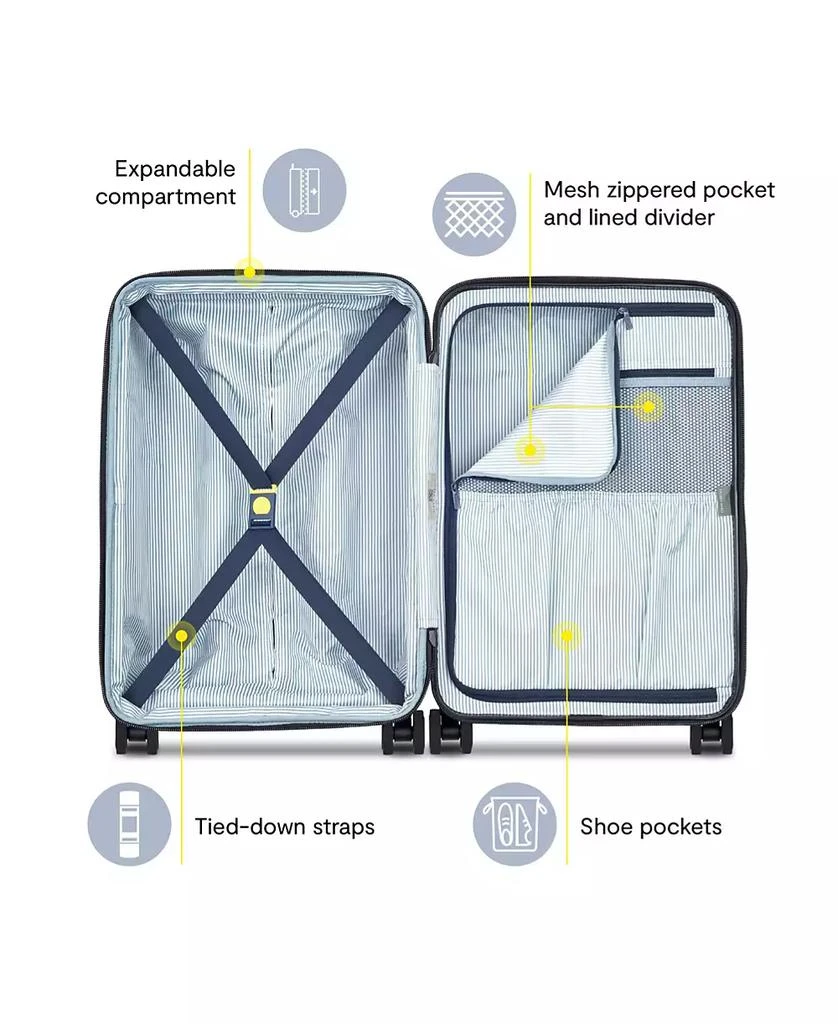 Delsey Paris Shadow 6.0 Expandable 20" Spinner Carry-on Luggage 12