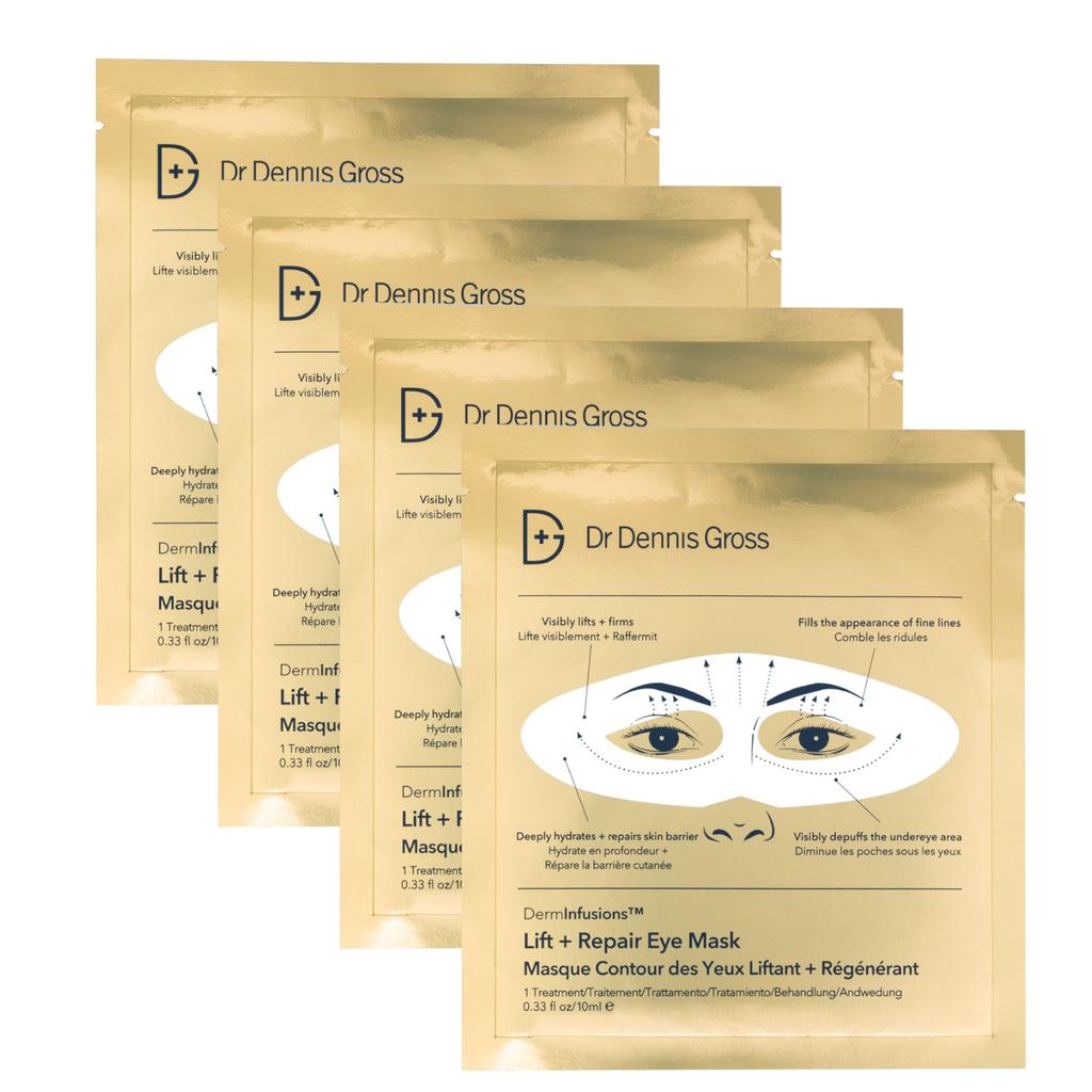 Dr. Dennis Gross Dr Dennis Gross Skincare DermInfusions Lift + Repair Eye Mask 4-App 10ml