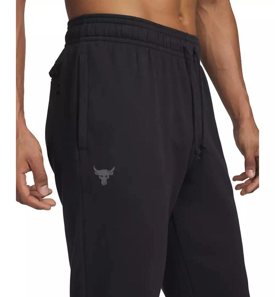 Under Armour Men's Project Rock Rival Tapered Leg Joggers 3