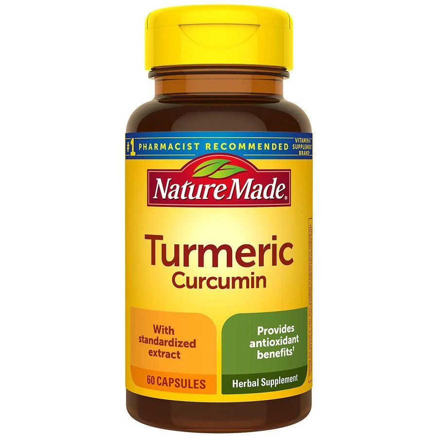 Nature Made Turmeric Curcumin 500 mg Capsules 1