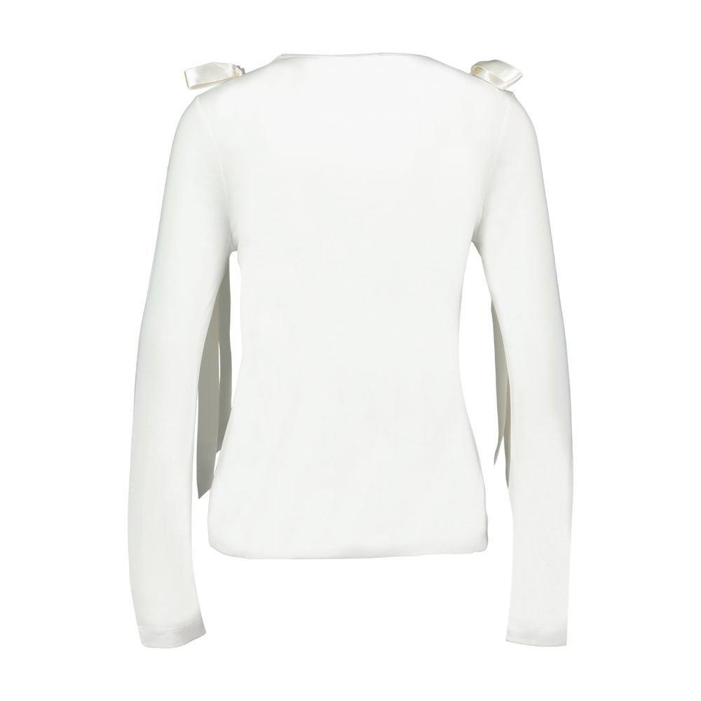 Shop Simone Rocha Bow Ribbon Tail Long Sleeve T-Shirt on Shop Simone Rocha Bow Ribbon Tail Long Sleeve T-Shirt on