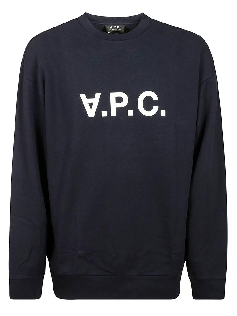 A.P.C. A.P.C. Logo Printed Crewneck Sweatshirt