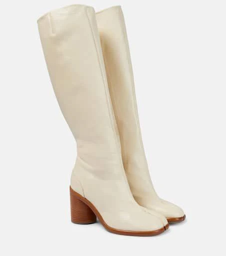 MAISON MARGIELA Tabi leather knee-high boots 1